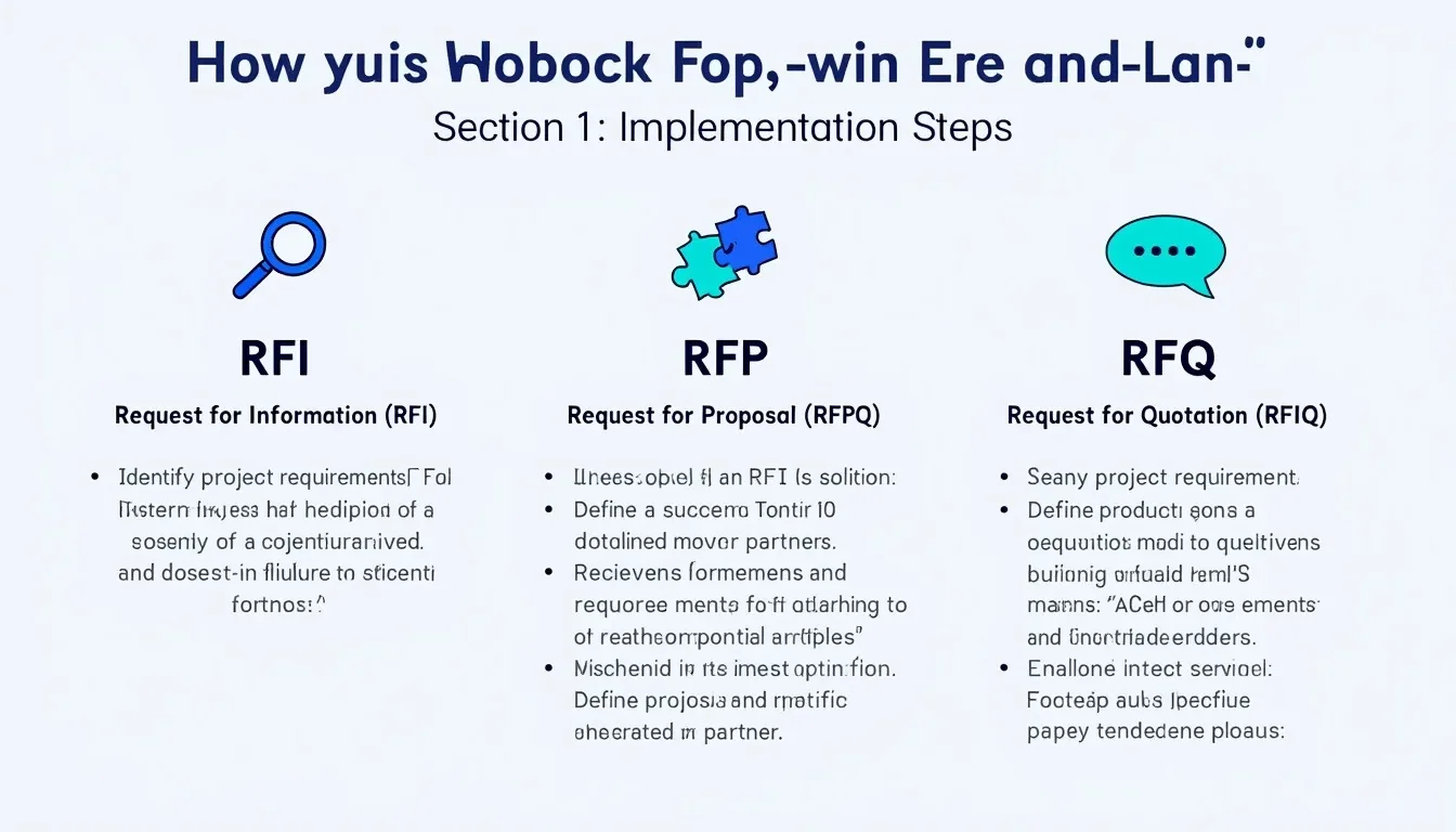 découvrez les différences entre rfi, rfp et rfq grâce à nos explications claires. apprenez les éléments clés et les étapes essentielles pour mettre en œuvre ces processus d'appel d'offres, afin d'optimiser votre gestion de projets et de faciliter vos décisions d'achat.